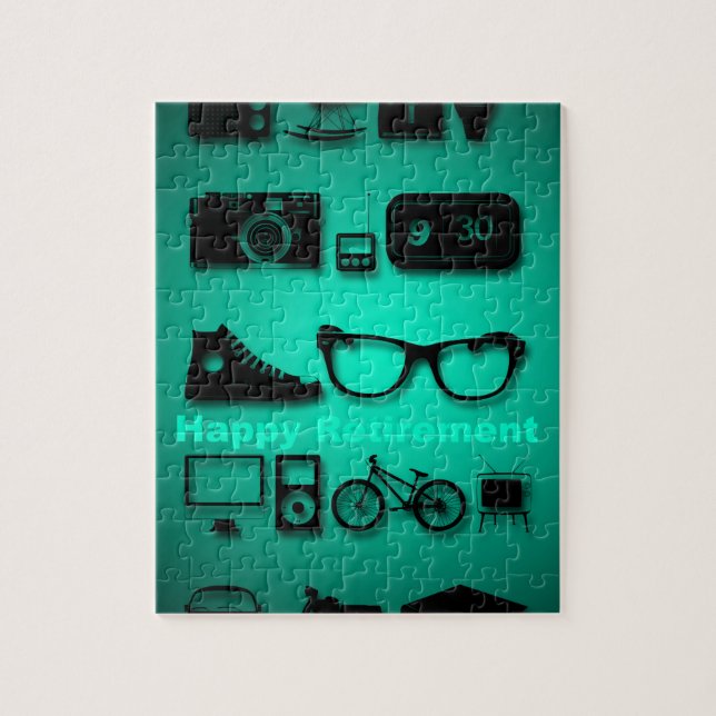 Alle Sachen mögen Sie Ruhestands-Puzzlespiel Puzzle (Vertikal)