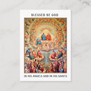 ALLE SAINTS DAY PRAYER FEIERKARTEN PLATZKARTE