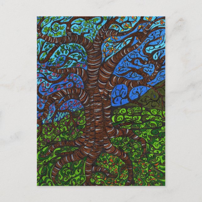 Alle Saisonbaume Postkarte (Vorderseite)