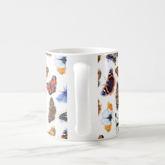 Alle Schmetterlinge Kaffeetasse (Henkel)
