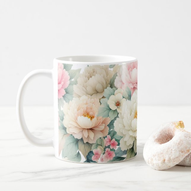 "Alle schönen Dinge" Kaffeetasse (Mit Donut)