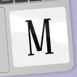 Alle Schreiben | Schwarz-Weiß- oder DIY-Farben Aufkleber