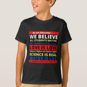 Alle Schüler leben Diversity Bewusstsein gegen Bul T-Shirt