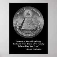 Alle sehen Auge des Illuminati Poster