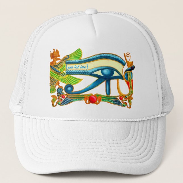 Alle sehen Auge von Horus Truckerkappe (Vorderseite)