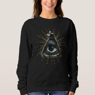 Alle sehen Augen Mystische Hexenkunst Sweatshirt