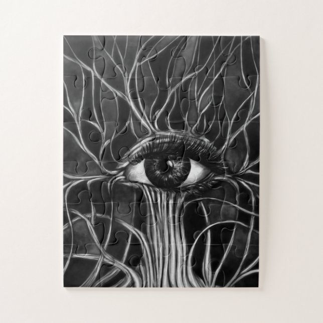 Alle sehen Augenbaum Puzzle (Vertikal)