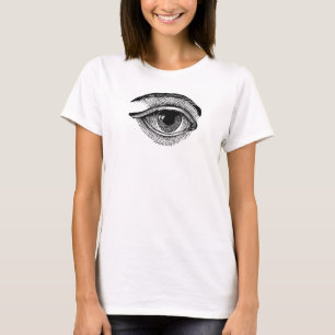 Alle sehende Auge Bella Kreis-Spitze T-Shirt