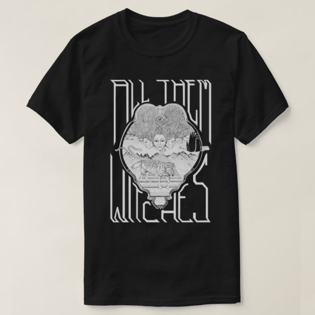 Alle, sie, Hexen, Merch, Amerikaner, Stoner, Rock, T-Shirt (Design vorne)