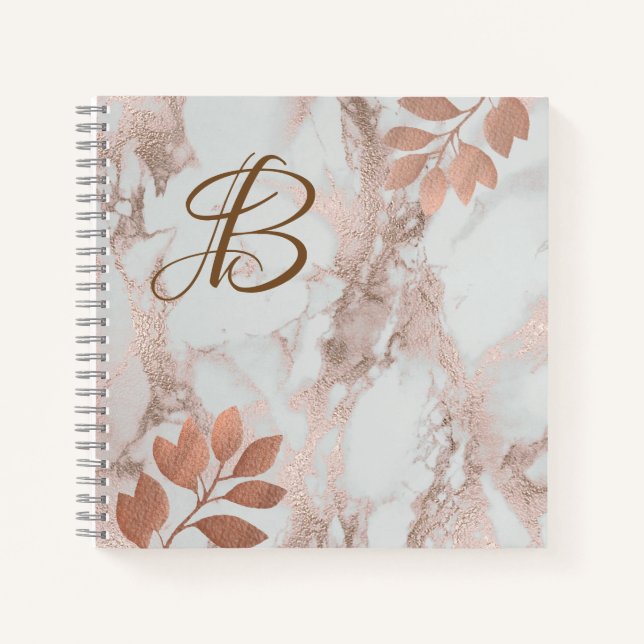 Alle Signature-Binder-Imitate mit einem Zoll Rose  Notizbuch (Vorderseite)