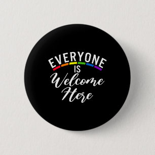 Alle sind hier willkommen, Bisexuelle Lesben Gay P Button