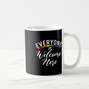 Alle sind hier willkommen, Bisexuelle Lesben Gay P Kaffeetasse