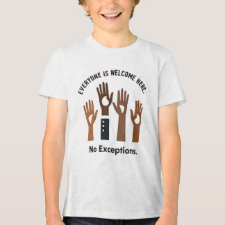 Alle sind hier willkommen, keine Ausnahmen Tri-Blend Shirt