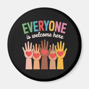 Alle sind hier willkommen magnet