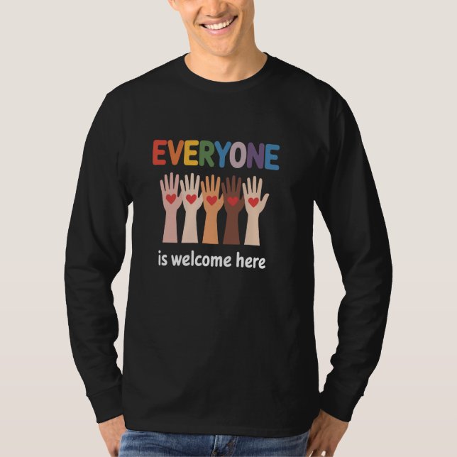 Alle sind hier willkommen T-Shirt (Vorderseite)