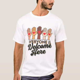 Alle sind willkommen hier Idaho Lehrer Mar T-Shirt