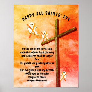 ALLE SITZEN SOWIE Christliches Halloween Poster