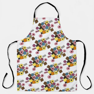 Alle Sorten Schwarze Lakritze Sorten Bonbonbonbonb Schürze