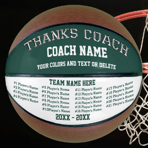 Alle Spieler, Teamfarben auf Basketball-Trainingsg Basketball