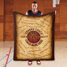 ALLE Spielernamen auf Geschenken für Basketball-Tr