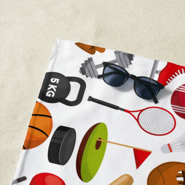 Alle Sportuntergründe Strandtuch (Beispiel)