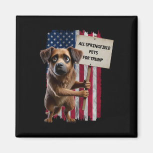 Alle Springfield-Hunde für Trump essen Hunde SPR Magnet