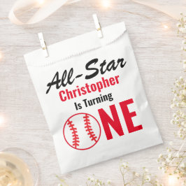 Alle Star Baseball 1. Geburtstag Geschenktütchen