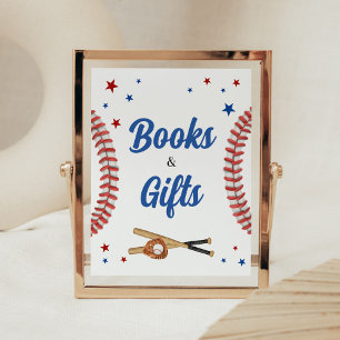 Alle Star Baseball Baby Duschbücher und Geschenke Poster