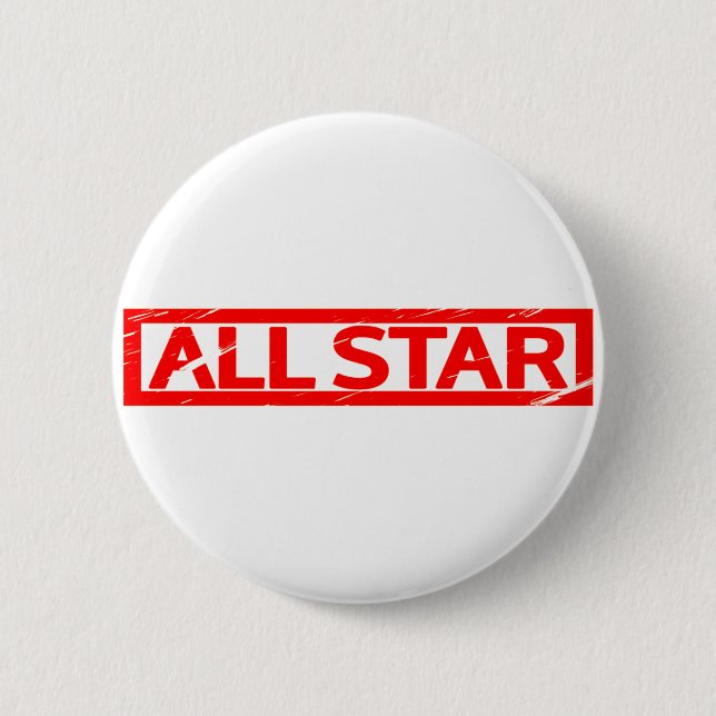 Alle Star-Briefmarke Button (Vorderseite)