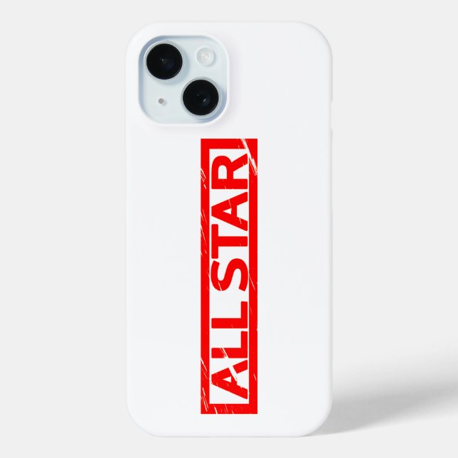 Alle Star-Briefmarke Case-Mate iPhone Hülle (Rückseite)