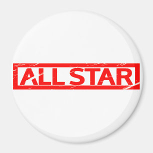 Alle Star-Briefmarke Magnet