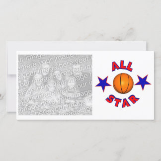 Alle Star-Fotokarte-Basketball-Vorlage