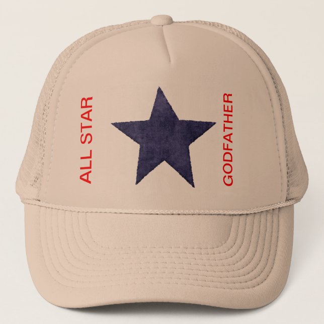 Alle Star GODVATHER Baseball Cap Truckerkappe (Vorderseite)