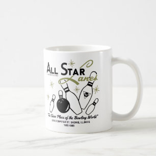 Alle Star Lanes, Skokie, Illinois Kaffeetasse