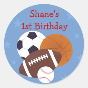 Alle Star Runder Aufkleber