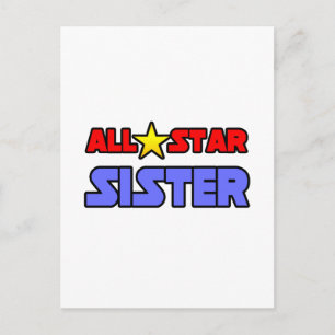 Alle Star Sister Postkarte