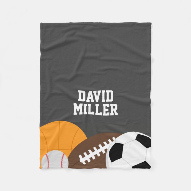 Alle Star Sports Fleecedecke (Vorderseite)