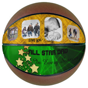Alle Star Vater Green und Gold Basketball