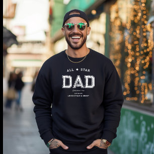 Alle Star-Vater   Happy Vatertag Sweatshirt