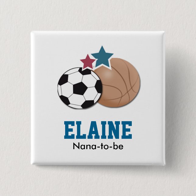 ALLE STARS-SPORTKETTE Personalisiert Button (Vorderseite)