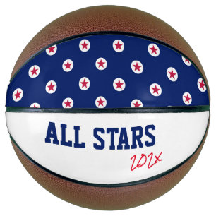Alle Stars Sportteam Red White Blue Awards Basketball
