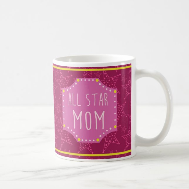 Alle Stern-Mama-Geschenk-Tasse Tasse (Rechts)