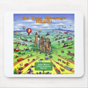 Alle Straßen führen nach Atlanta Georgia Mousepad