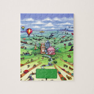 Alle Straßen führen nach Austin Texas Puzzle