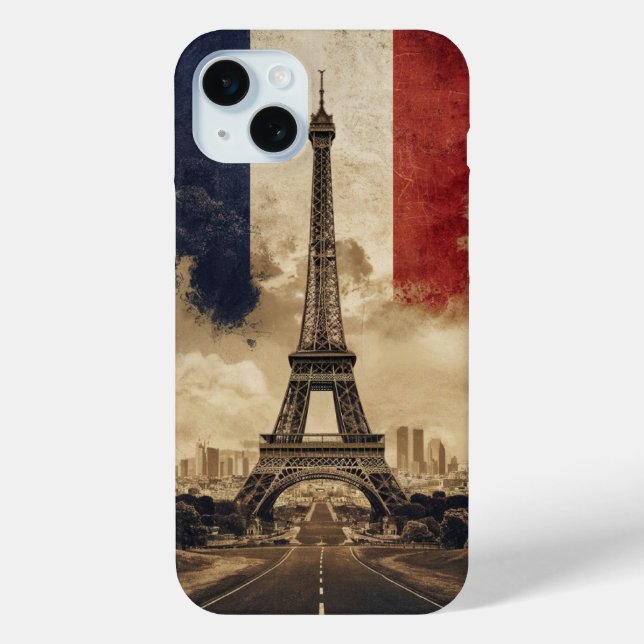 Alle Straßen führen nach Paris Case-Mate iPhone Hülle (Rückseite)