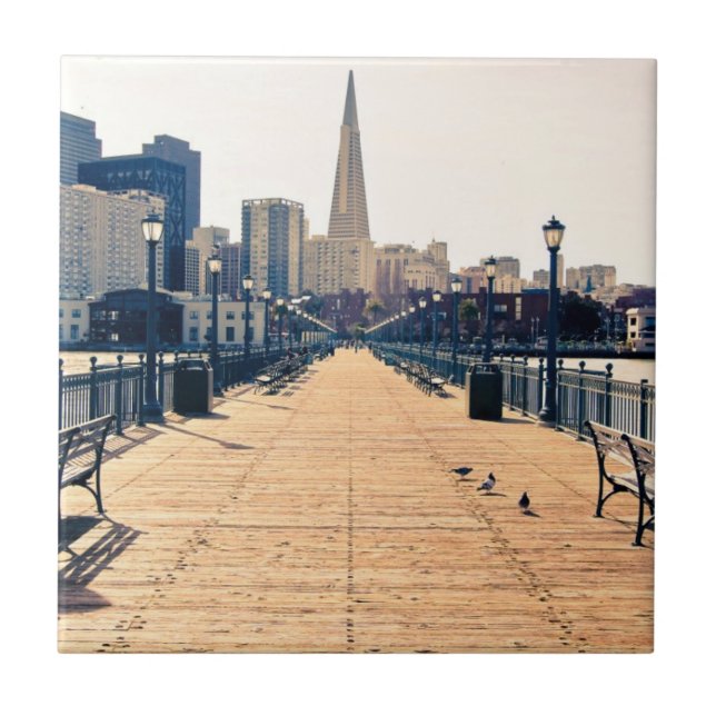 Alle Straßen führen zu Pyramide Fliese (Vorderseite)