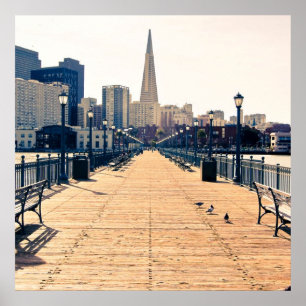 Alle Straßen führen zu Pyramide Poster