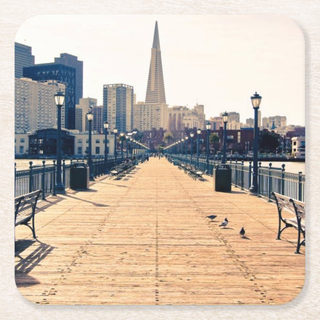 Alle Straßen führen zu Pyramide Rechteckiger Pappuntersetzer (Vorderseite)