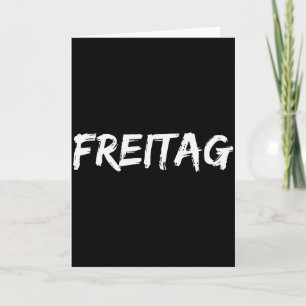Alle Tage der Woche, Wochentag_ Freitag Karte
