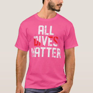 Alle Tauchgänge Matt Funny Open Water Diver Flag S T-Shirt